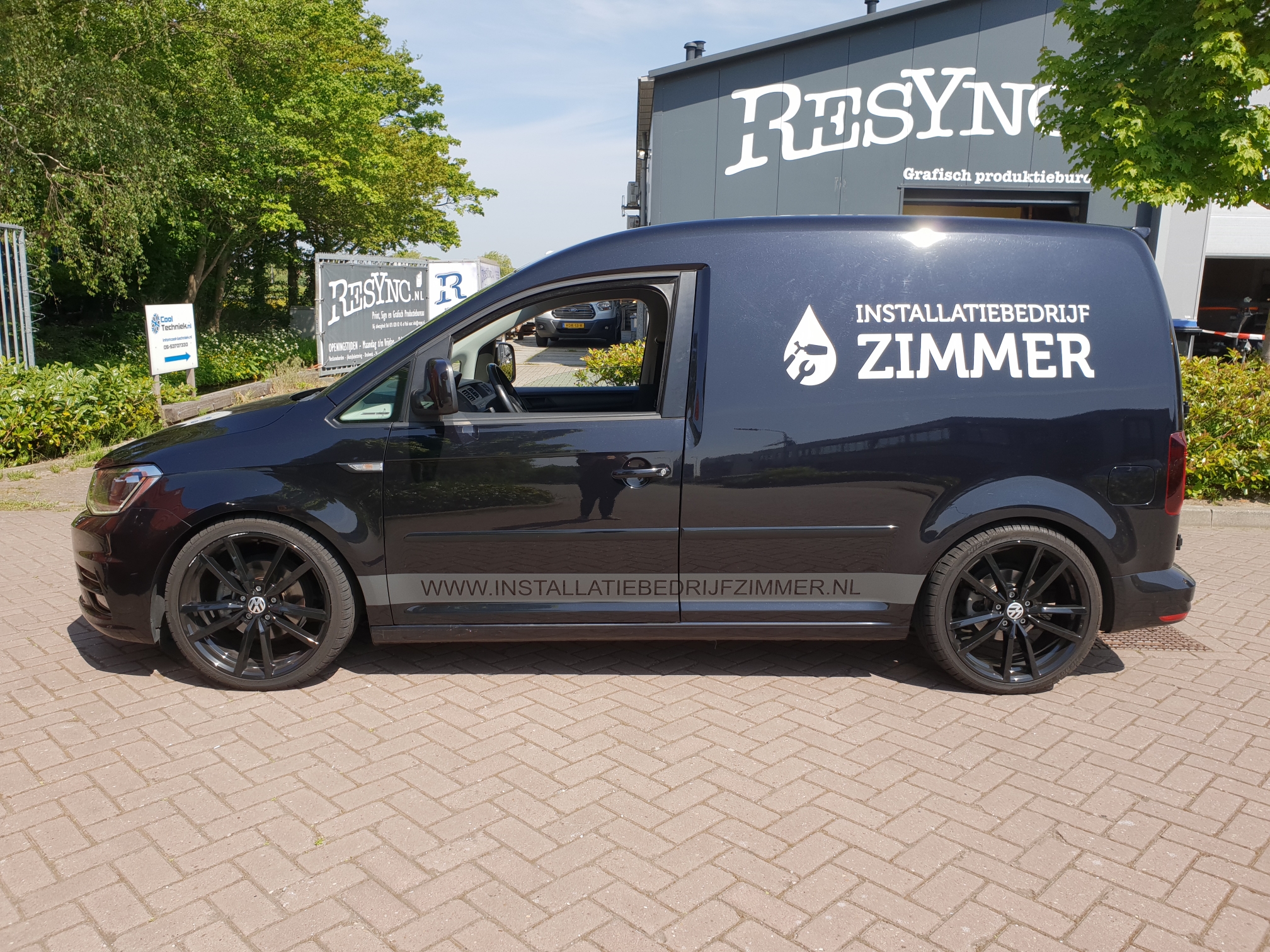 Autobelettering Zimmer Caddy